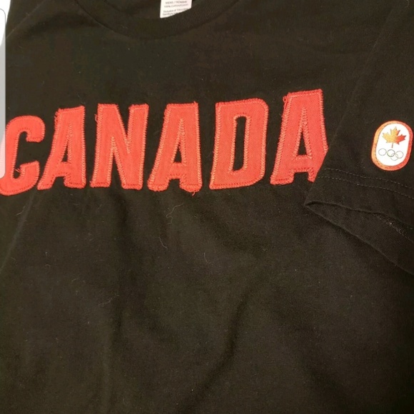 Mens 2XL Lettered CANADA black tshirt - Picture 5 of 6